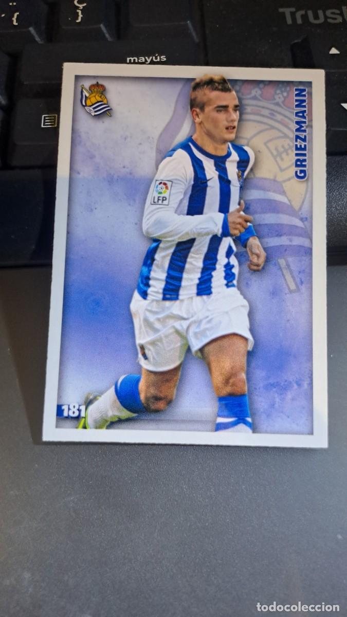 Coleccionismo Cromos antiguos: LAS FICHAS DE LA LIGA QUIZ 2015 GRIEZMANN 181 REAL SOCIEDAD CROMO LIGA 2014 2015 14 15 MUNDICROMO