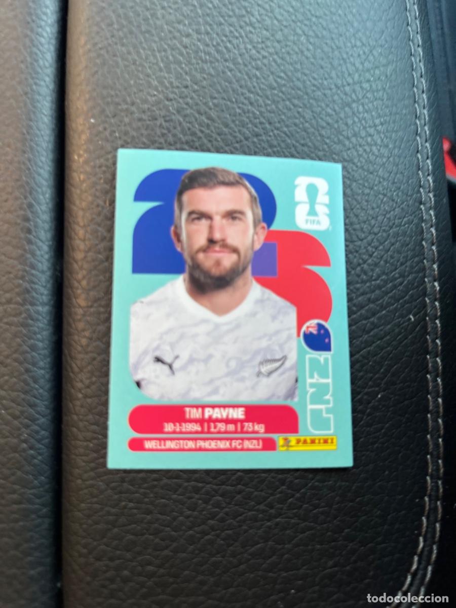 Coleccionismo Cromos antiguos: NZ6 tim payne Nueva Zelanda sticker pegatina panini world cup mundial 2026