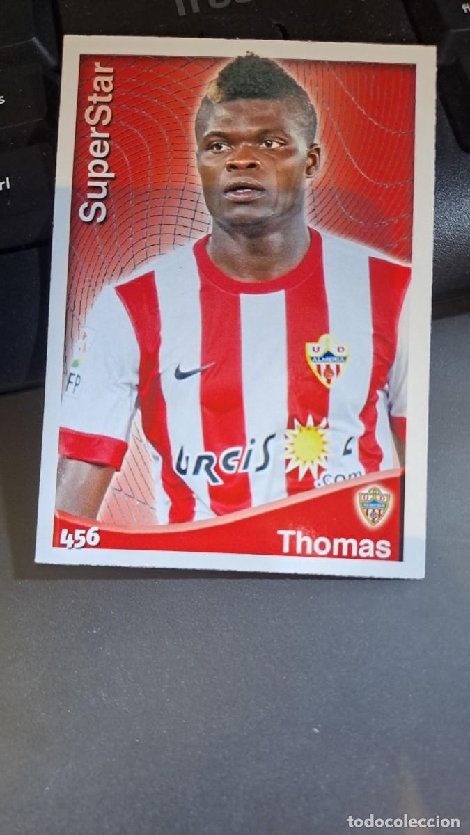 Coleccionismo Cromos antiguos: LAS FICHAS DE LA LIGA QUIZ 2015 THOMAS 456 SUPERSTAR ALMERIA CROMO LIGA 2014 2015 14 15 MUNDICROMO