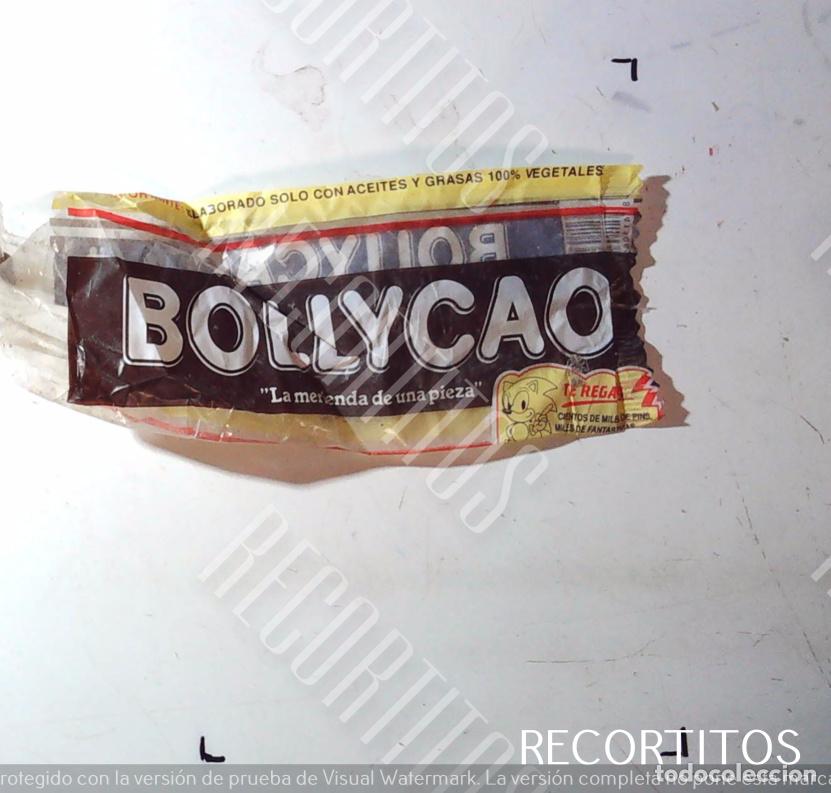 Coleccionismo Cromos antiguos: ENVOLTORIO BOLLYCAO VINTAGE SONIC SEGA A&Ntilde;OS 90