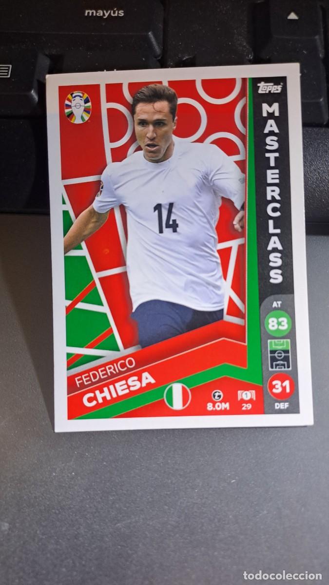 Coleccionismo Cromos antiguos: CROMO CHIESA 29 MASTERCLASS ITALIA TOPPS MATCH ATTAX LIDL EURO 2024 GERMANY ALEMANIA