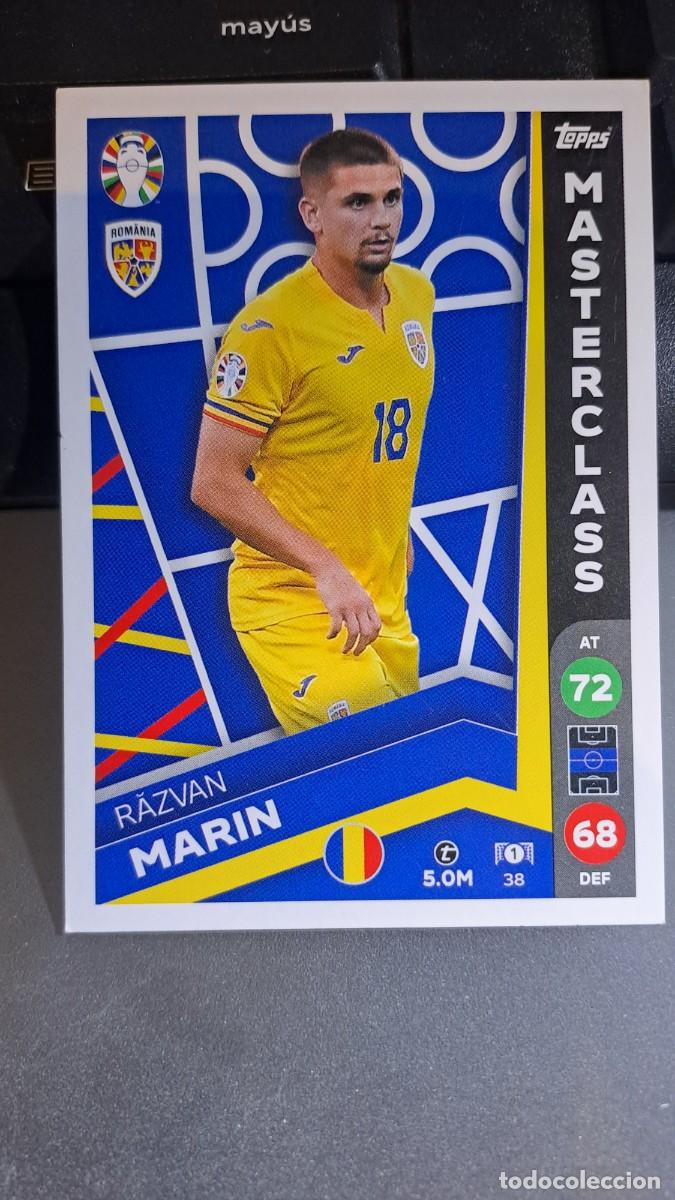 Coleccionismo Cromos antiguos: CROMO MARIN 38 MASTERCLASS RUMANIA TOPPS MATCH ATTAX LIDL EURO 2024 GERMANY ALEMANIA