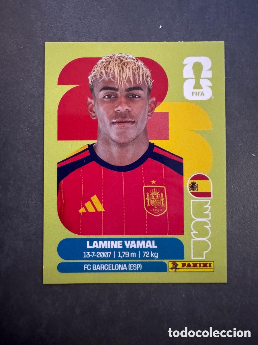 Coleccionismo Cromos antiguos: Lamine Yamal United edition Version Suiza Mundial 2026