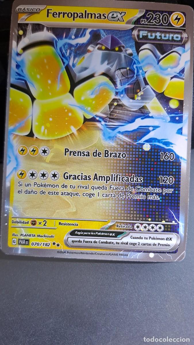 Coleccionismo Cromos antiguos: CROMO CARTA CARD FERROPALMAS 70/182 POKEMON 2024