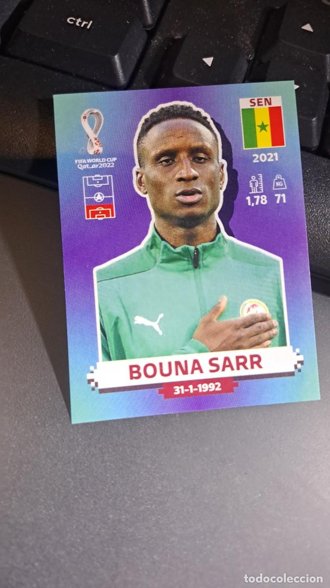 Coleccionismo Cromos antiguos: CROMO BOUNA SARR 10 SEN SENEGAL MUNDIAL FIFA WORLD CUP QATAR 2022 22 STICKER PANINI NUNCA PEGADO