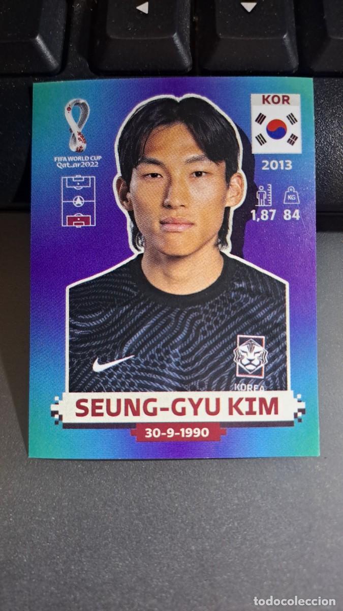Coleccionismo Cromos antiguos: CROMO SEUNG-GYU KIM 3 KOR 3 COREA KOREA MUNDIAL FIFA WORLD CUP QATAR 2022 22 STICKER PANINI NUNCA P