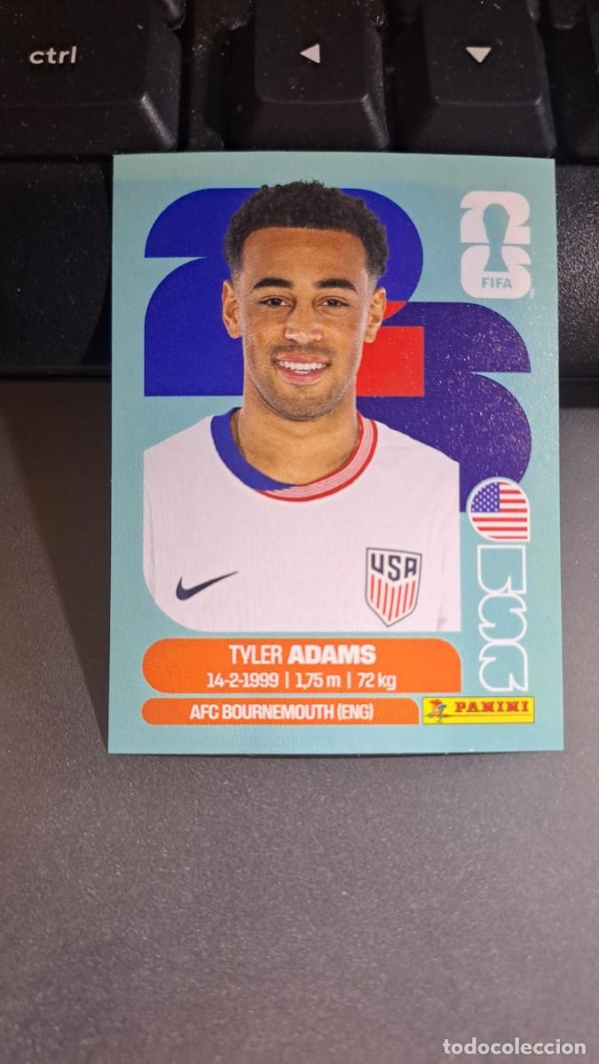 Coleccionismo Cromos antiguos: CROMO TYLER ADAMS 8 USA 8 FIFA WORLD CUP 2026 MUNDIAL PANINI NUNCA PEGADO