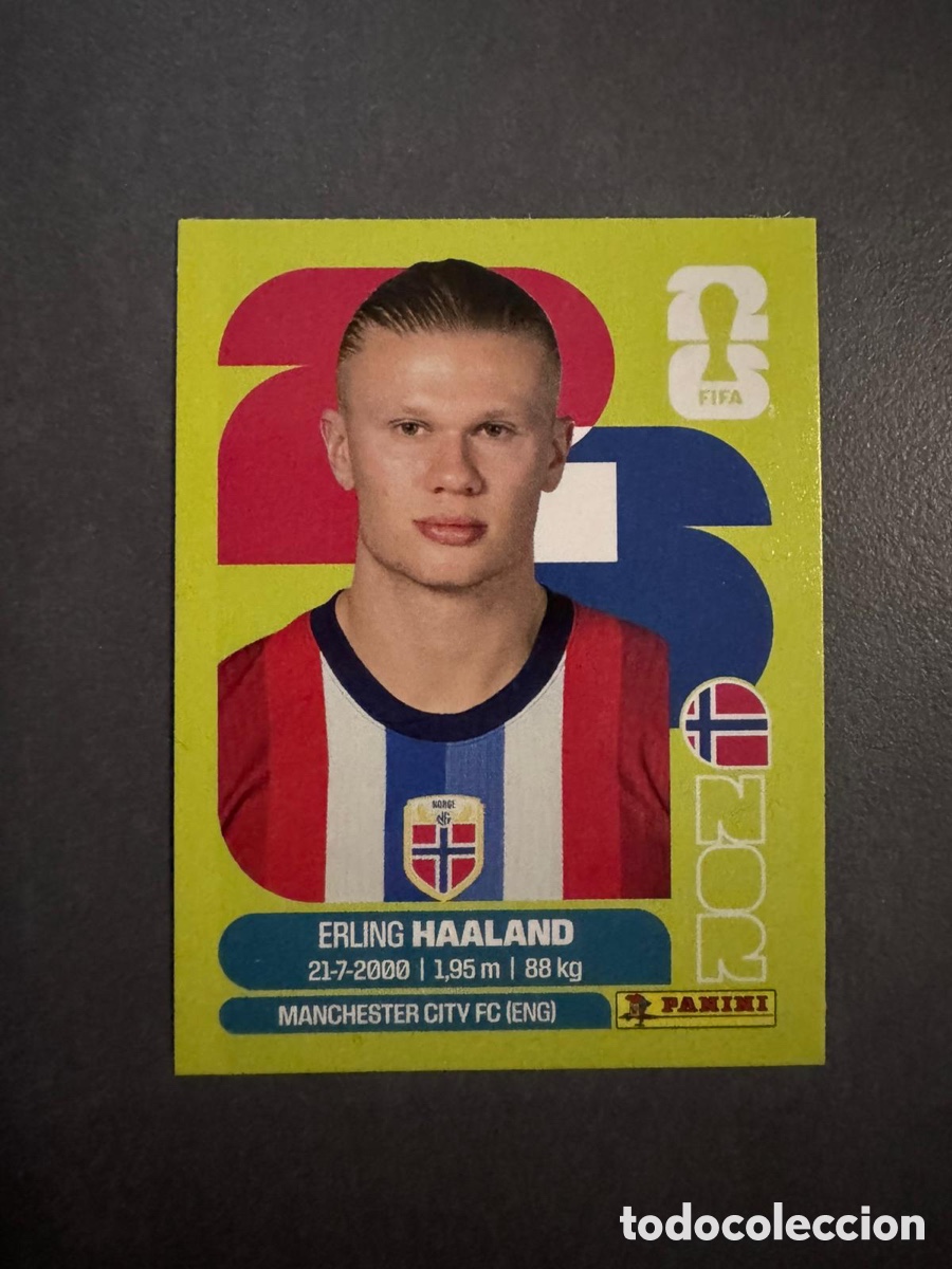 Coleccionismo Cromos antiguos: Erling Haaland United edition Version Suiza Mundial 2026