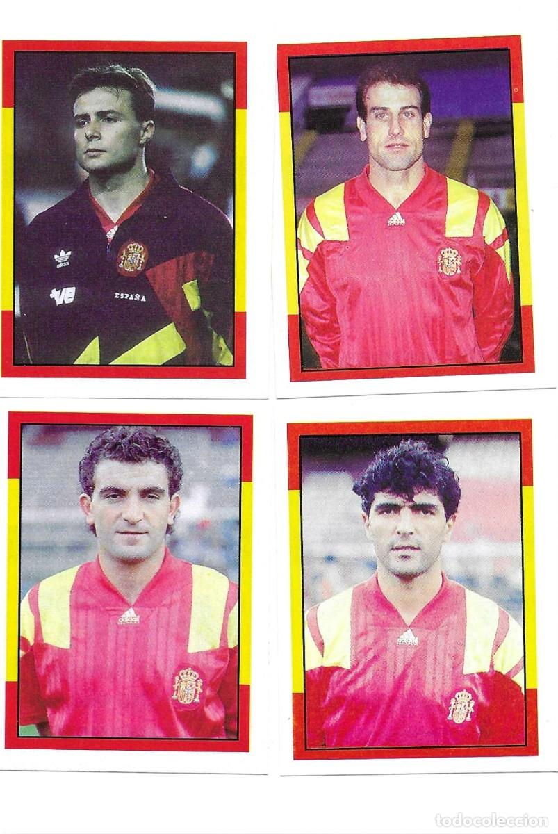 Coleccionismo Cromos antiguos: ESPA&Ntilde;A 94 LOTE CON 76-CRISTOBAL, 78-ALFONSO, 106-NADAL, 112-CAMARASA, 121-VORO (RESERVADO)