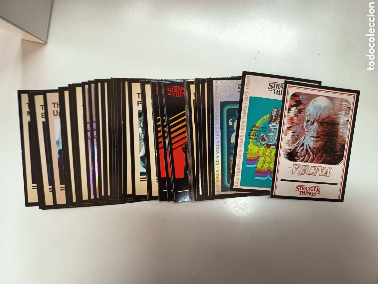 Coleccionismo Cromos antiguos: 45 CROMOS STRANGER THINGS THIS IS OUR STORY