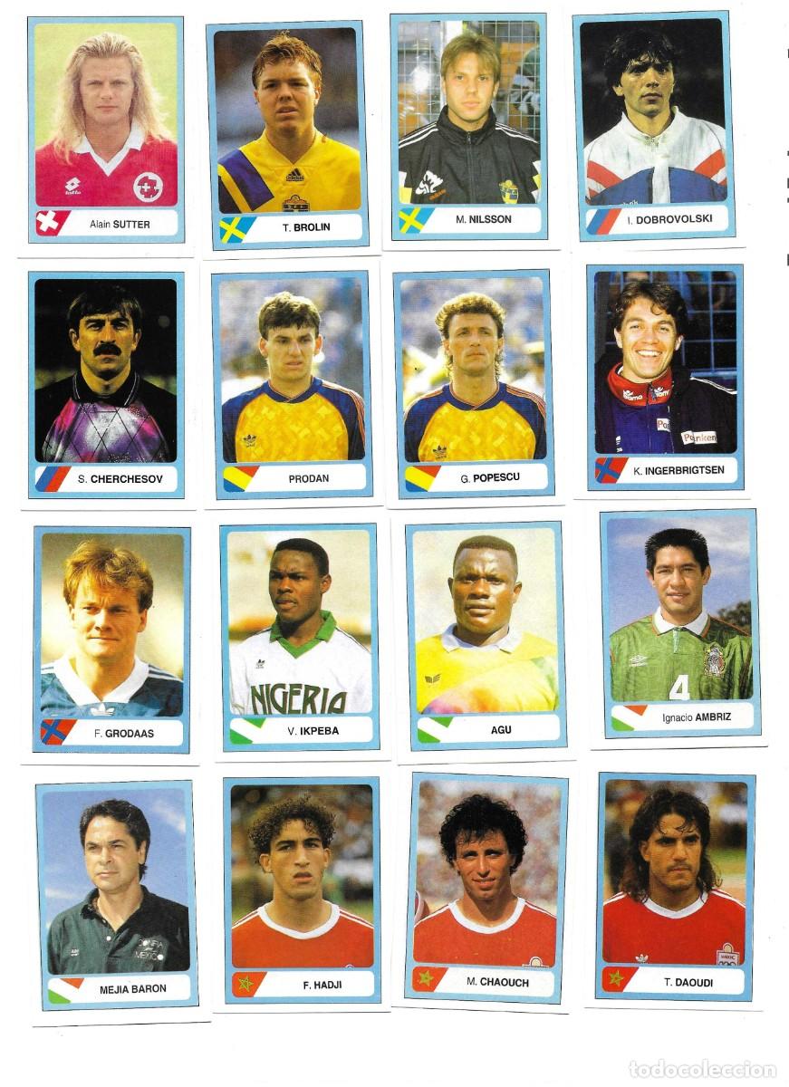 Coleccionismo Cromos antiguos: Mundial USA 94 1994 Ediciones Estadio, 42 CROMOS RESERVADOS