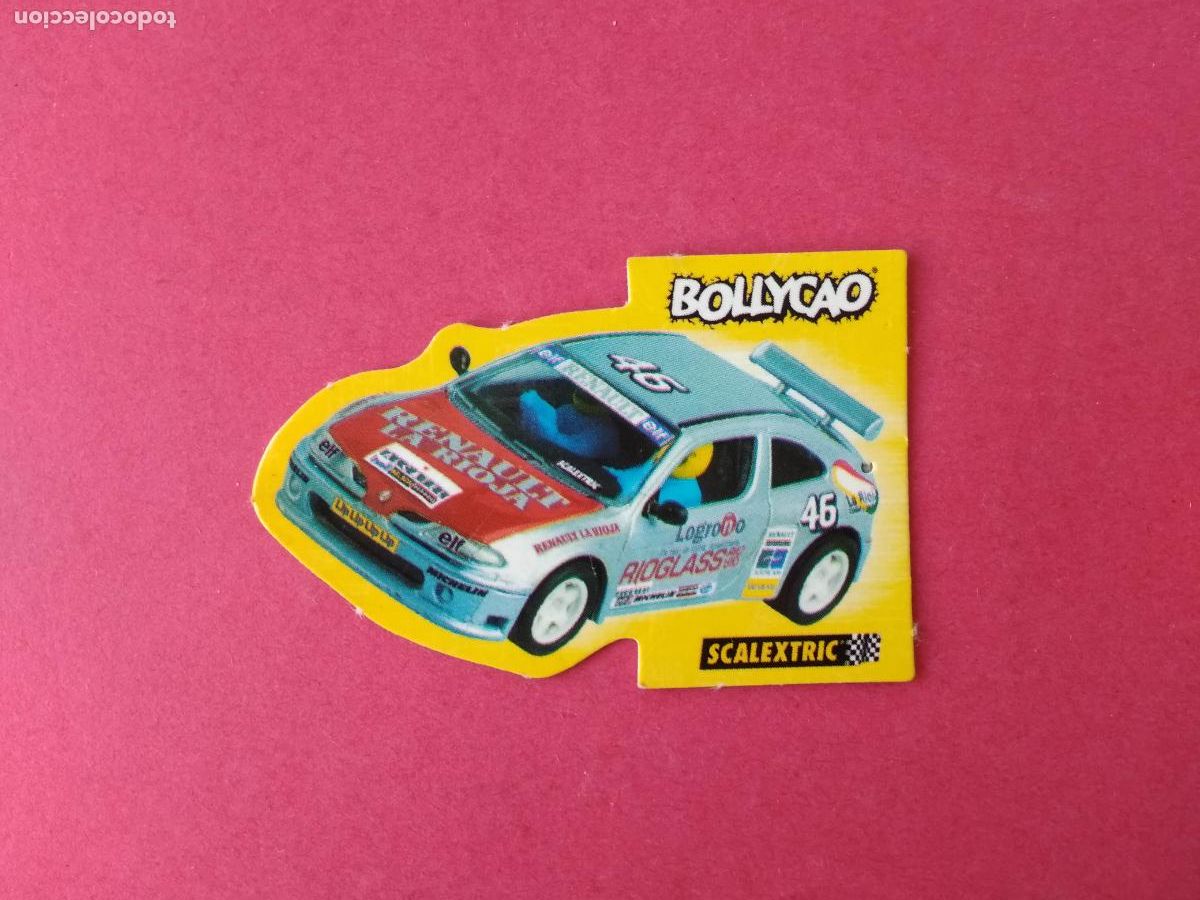 Coleccionismo Cromos antiguos: CROMO NUNCA PEGADO BOLLYCAO BOLLY CARS SCALEXTRIC , RENAULT MEGANE COPA MEGANE
