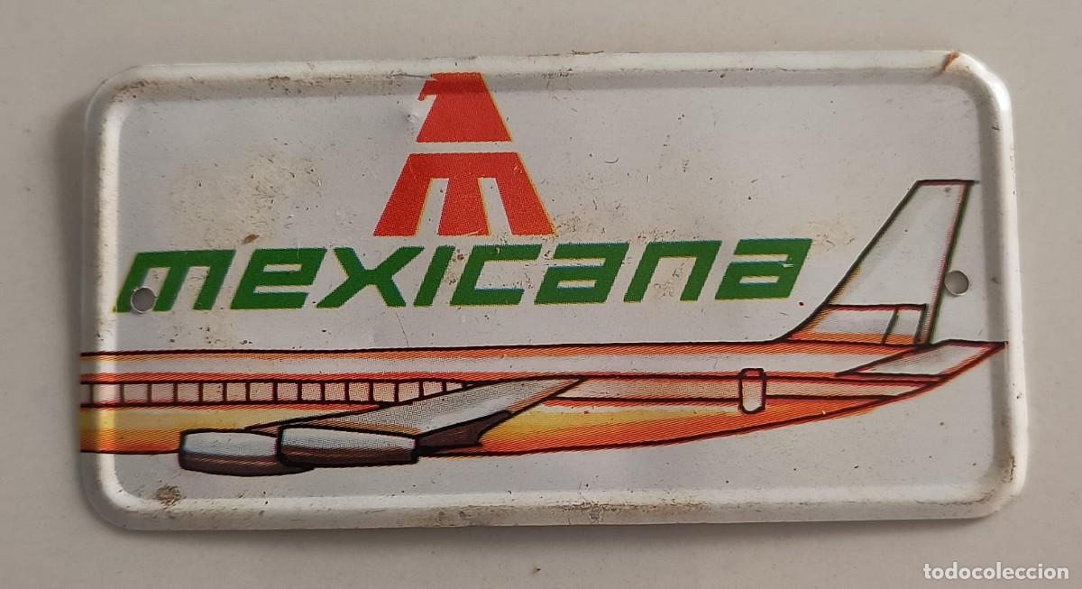 Coleccionismo Cromos antiguos: CHAPA MET&Aacute;LICA N&ordm; 23 MEXICANA - AEROM&Eacute;XICO - BIMBO - 1970