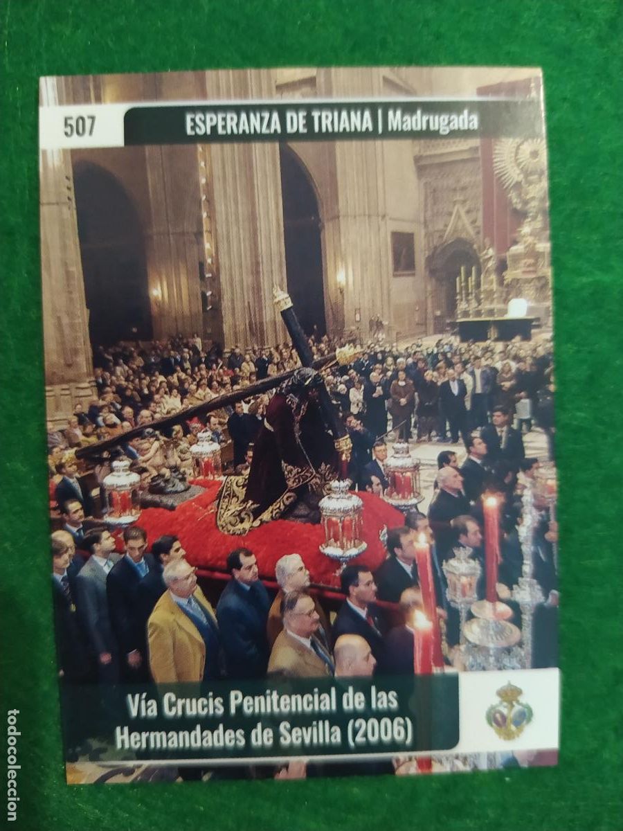 Coleccionismo Cromos antiguos: Holy cards Sevilla semana santa 2026 LA MADRUGA N&ordm; 507 ESPERANZA DE TRIANA
