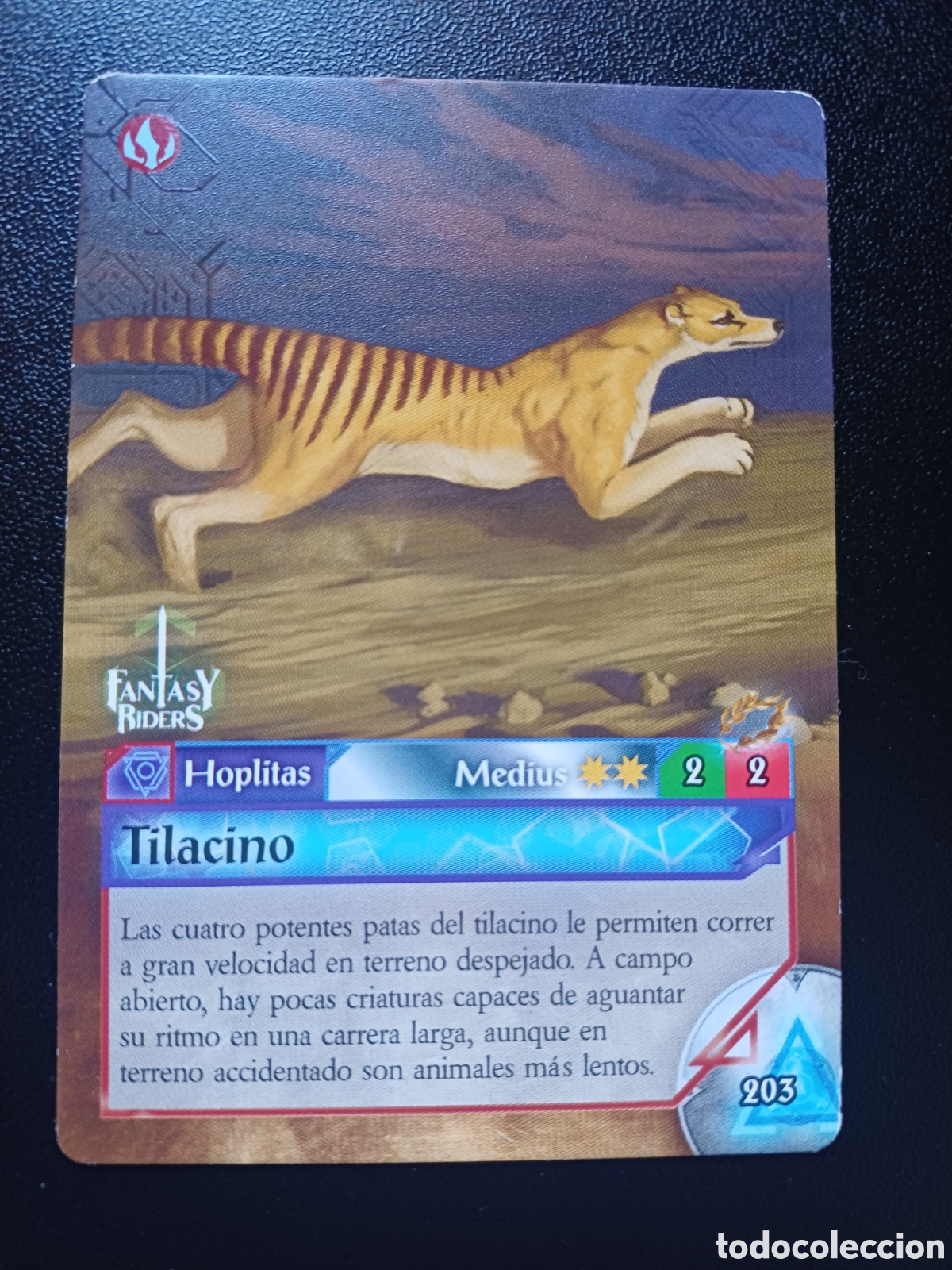 Sammeln alte Sammelbilder: #203 TILACINO MEDIUS FANTASY RIDERS EL RESURGIR DE LOS DRAGONES 2021