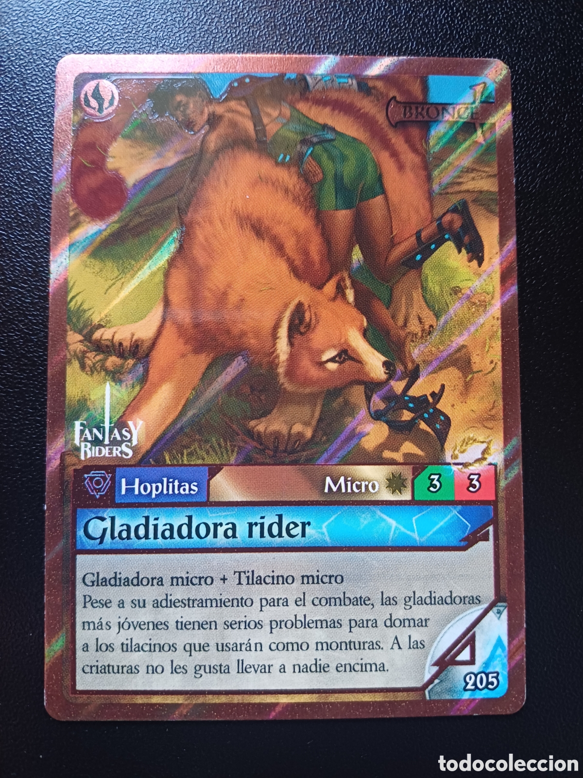 Collezionismo Figurine antiche: #205 GLADIADORA RIDER MICRO FANTASY RIDERS EL RESURGIR DE LOS DRAGONES 2021