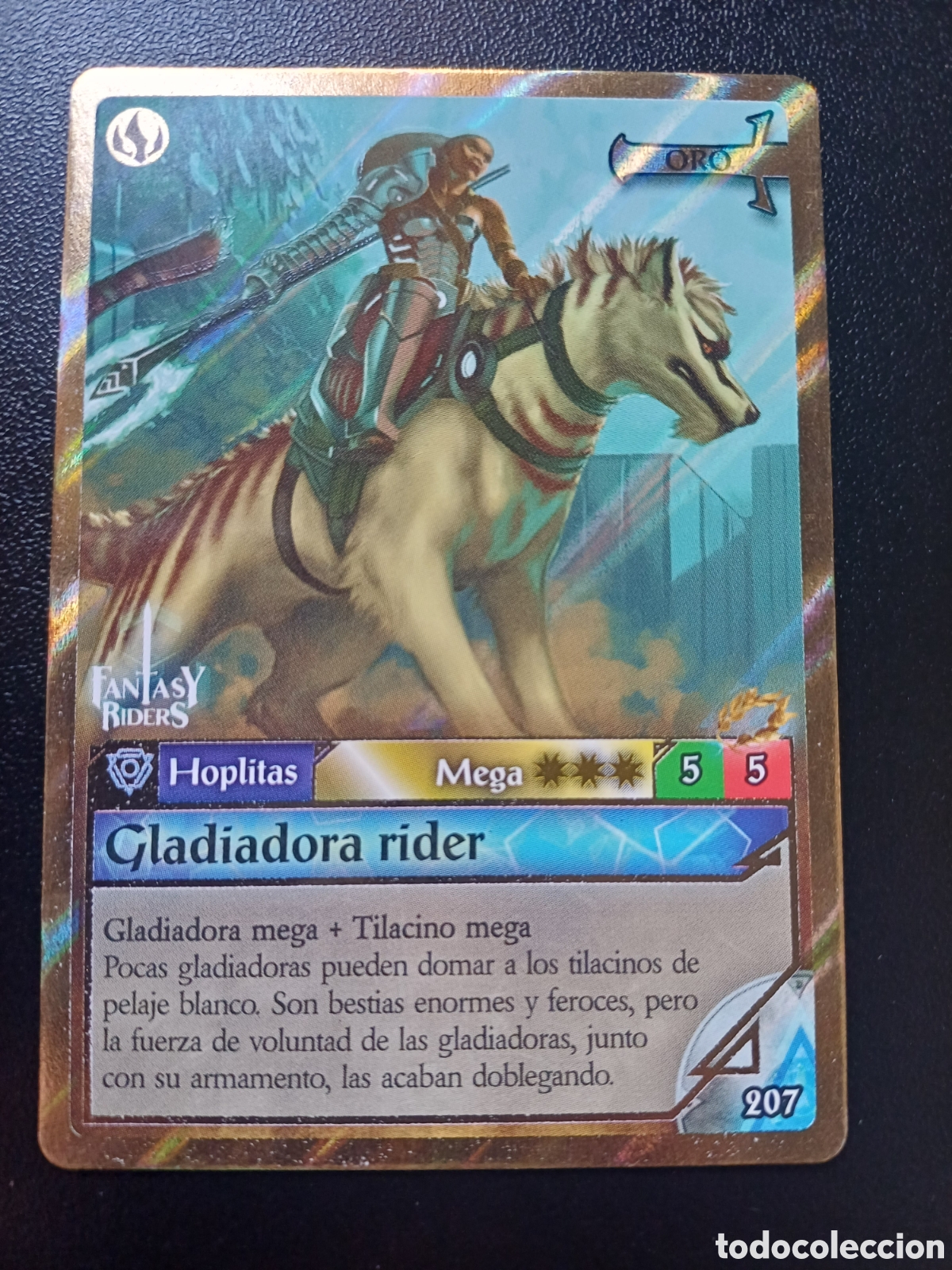 Collezionismo Figurine antiche: #207 GLADIADORA RIDER MEGA FANTASY RIDERS EL RESURGIR DE LOS DRAGONES 2021