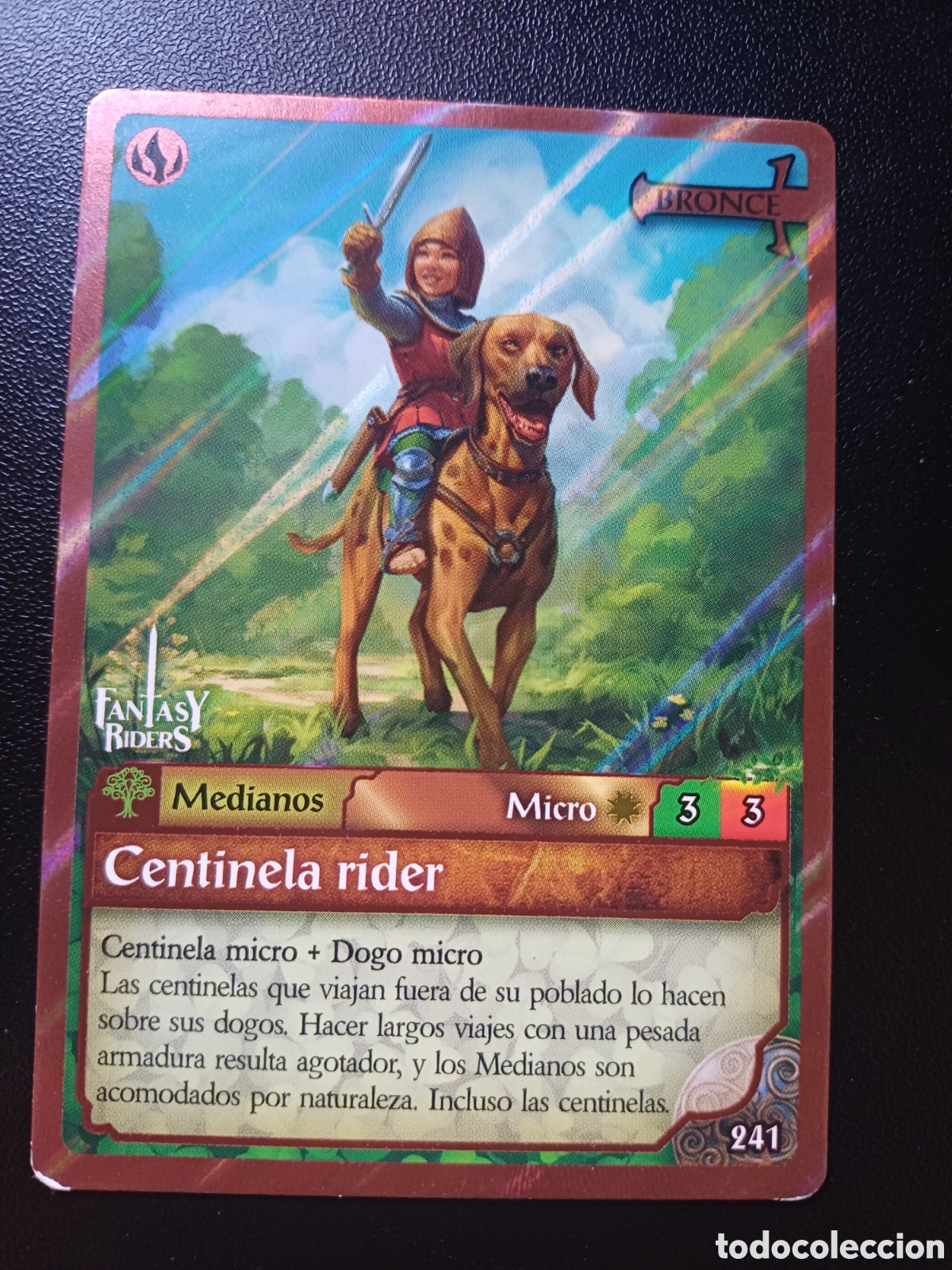 Colecionismo Cromos antigos: #241 CENTINELA RIDER MICRO FANTASY RIDERS EL RESURGIR DE LOS DRAGONES 2021