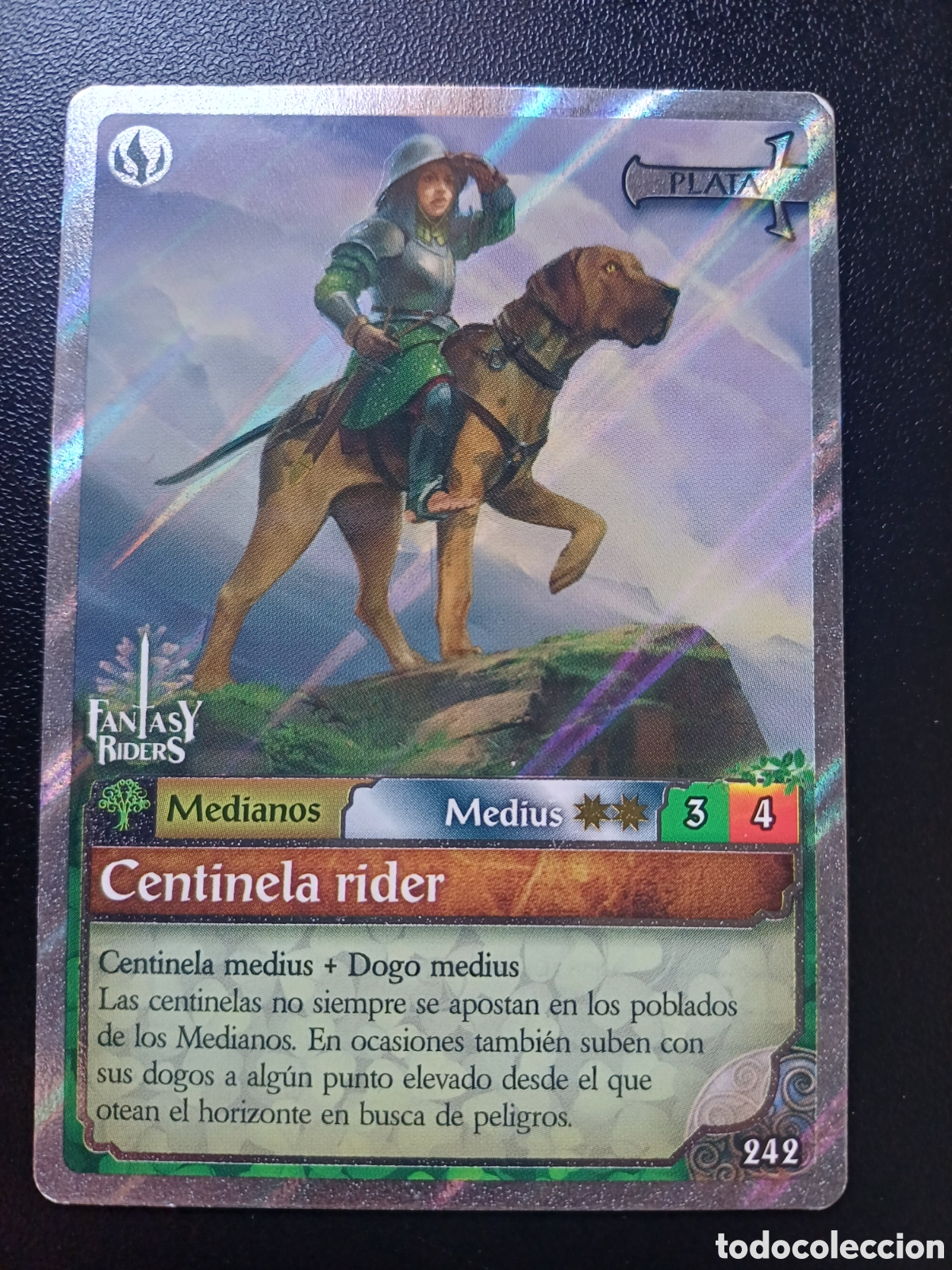Colecionismo Cromos antigos: #242 CENTINELA RIDER MEDIUS FANTASY RIDERS EL RESURGIR DE LOS DRAGONES 2021