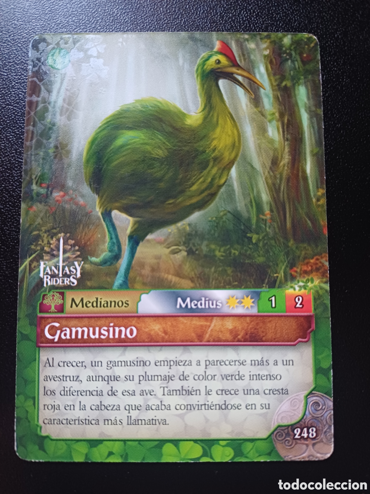 Colecionismo Cromos antigos: #248 GAMUSINO MEDIUS FANTASY RIDERS EL RESURGIR DE LOS DRAGONES 2021