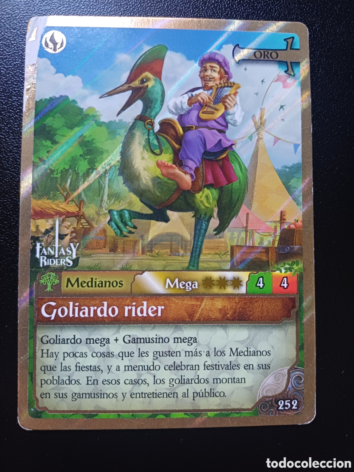 Coleccionismo Cromos antiguos: #252 GOLIARDO RIDER MEGA FANTASY RIDERS EL RESURGIR DE LOS DRAGONES 2021