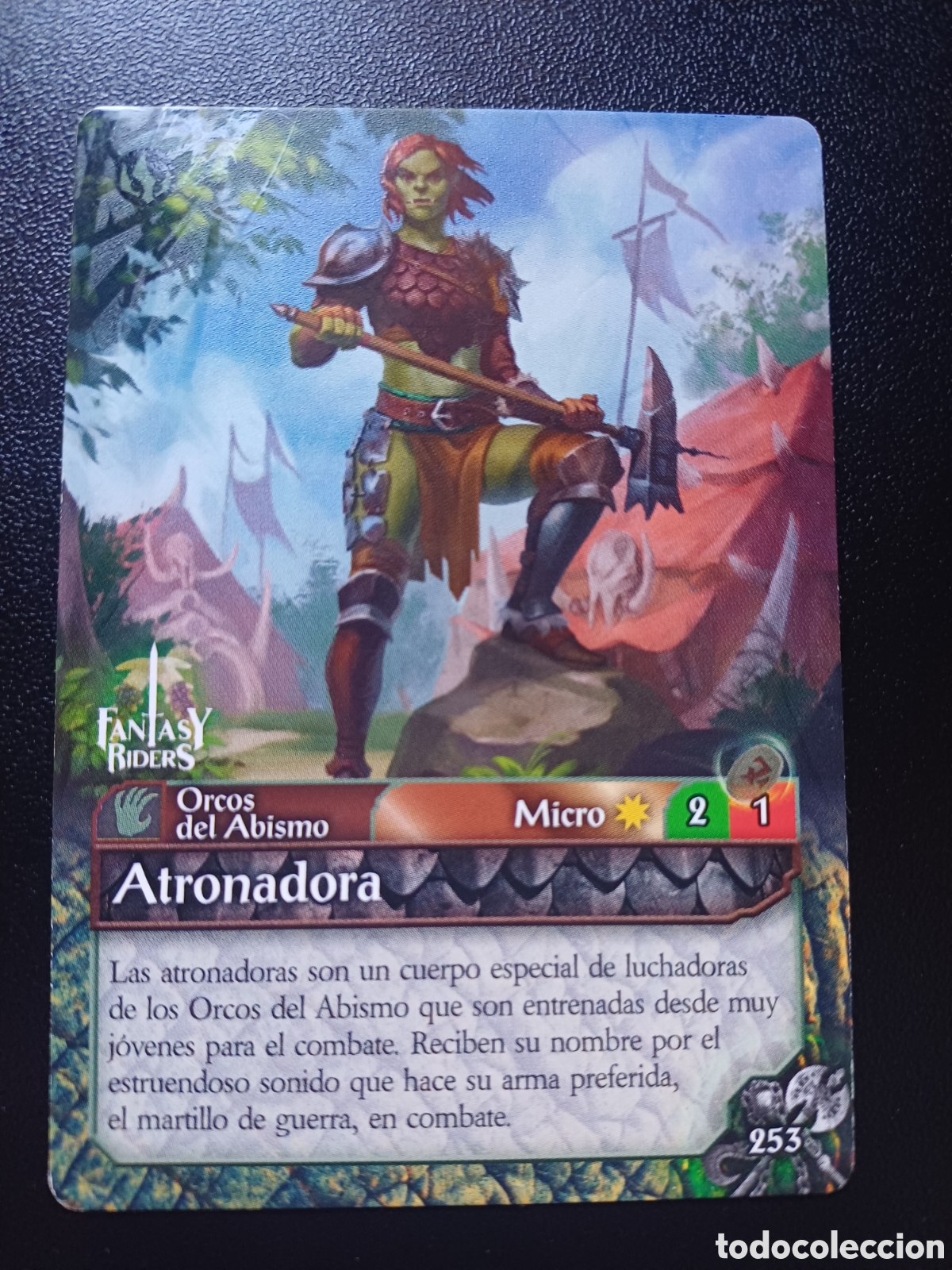 Coleccionismo Cromos antiguos: #253 ATRONADORA MICRO FANTASY RIDERS EL RESURGIR DE LOS DRAGONES 2021