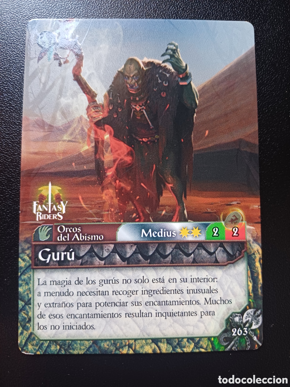 Coleccionismo Cromos antiguos: #263 GURU MEDIUS FANTASY RIDERS EL RESURGIR DE LOS DRAGONES 2021