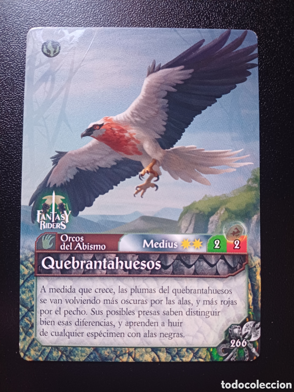 Coleccionismo Cromos antiguos: #266 QUEBRANTAHUESOS MEDIUS FANTASY RIDERS EL RESURGIR DE LOS DRAGONES 2021