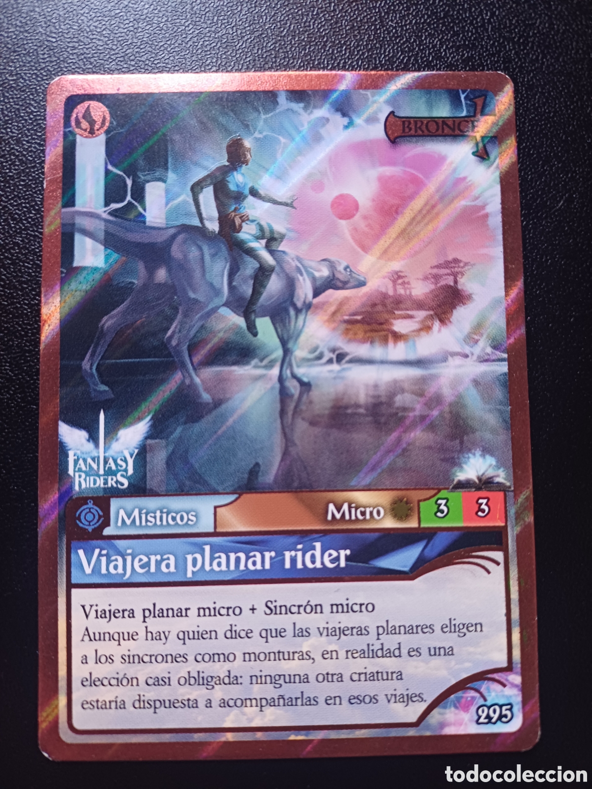 Coleccionismo Cromos antiguos: #295 VIAJERA PLANAR RIDER BRONCE FANTASY RIDERS EL RESURGIR DE LOS DRAGONES 2021