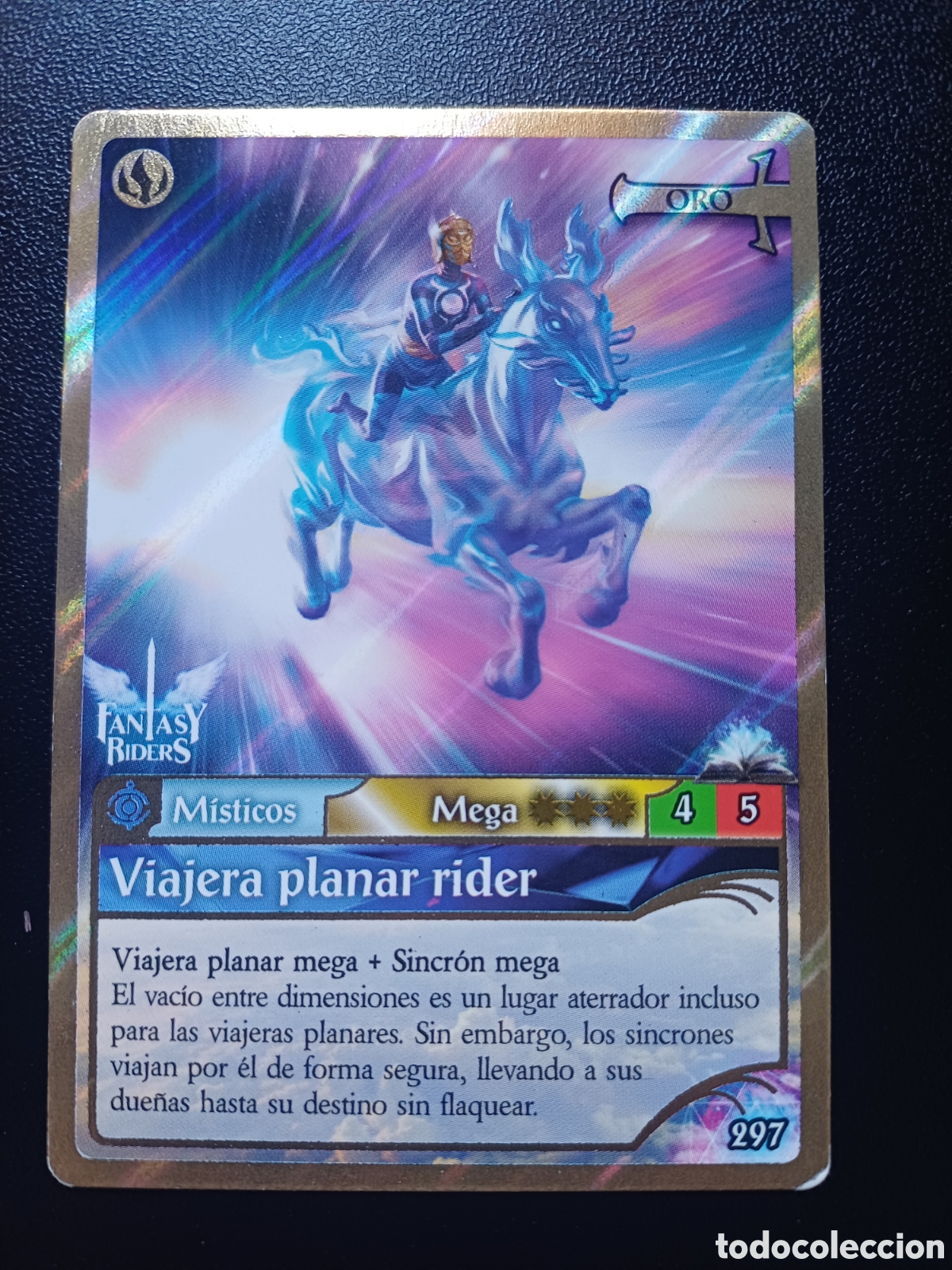 Coleccionismo Cromos antiguos: #297 VIAJERA PLANAR RIDER ORO FANTASY RIDERS EL RESURGIR DE LOS DRAGONES 2021