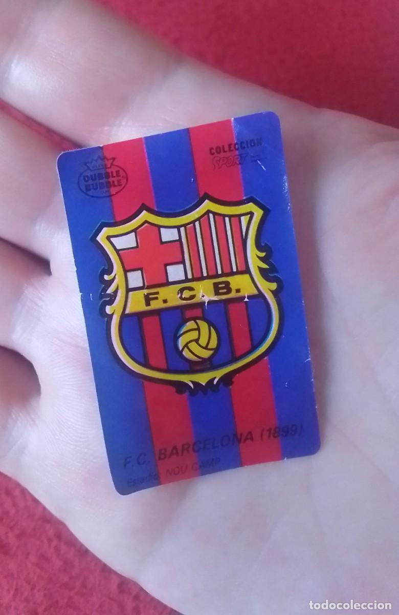 Coleccionismo Cromos antiguos: CROMO PEGATINA STICKER FUTBOL CHICLE DUBBLE BUBBLE COLECCION SPORT F. C. BARCELONA..BAR&Ccedil;A CAMP NOU..