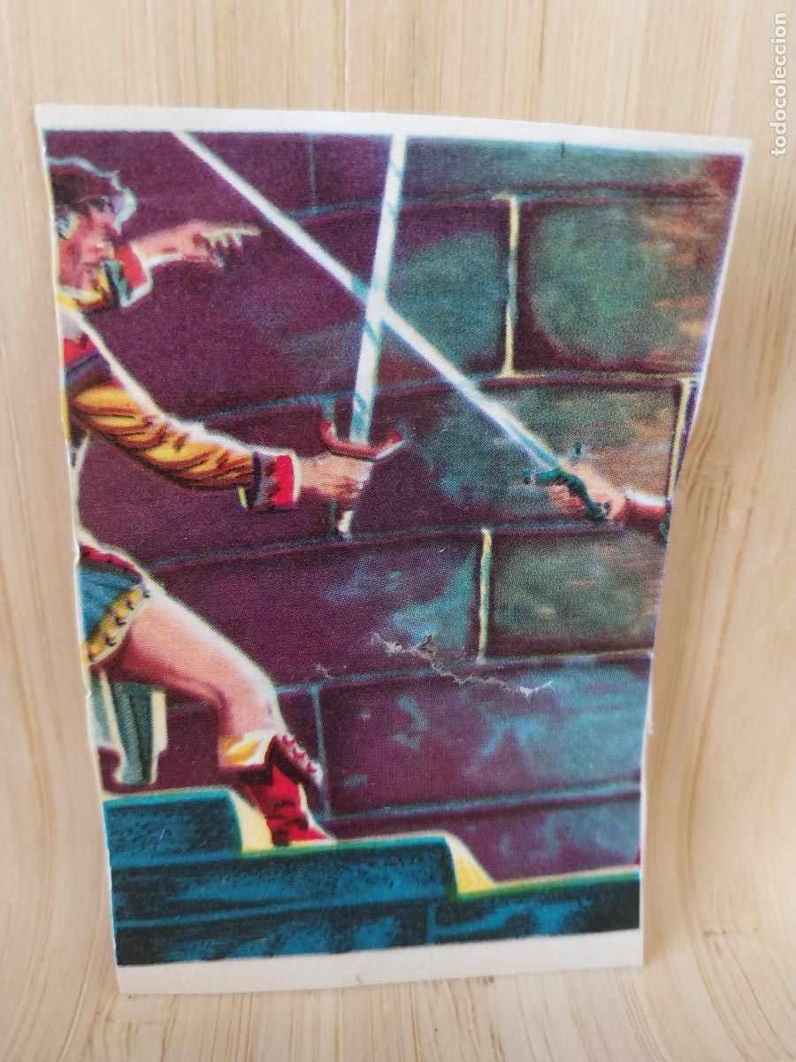 Coleccionismo Cromos antiguos: ESPADACHIN HUESO ATECA HEROES LEGENDARIOS CROMO RECUPERADO ORIGINAL