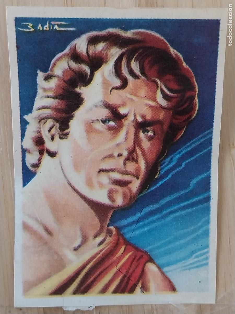 Coleccionismo Cromos antiguos: HUESO ATECA HEROES LEGENDARIOS CROMO 9 RECUPERADO NUNCA ORIGINAL ILUSTRACION BADIA