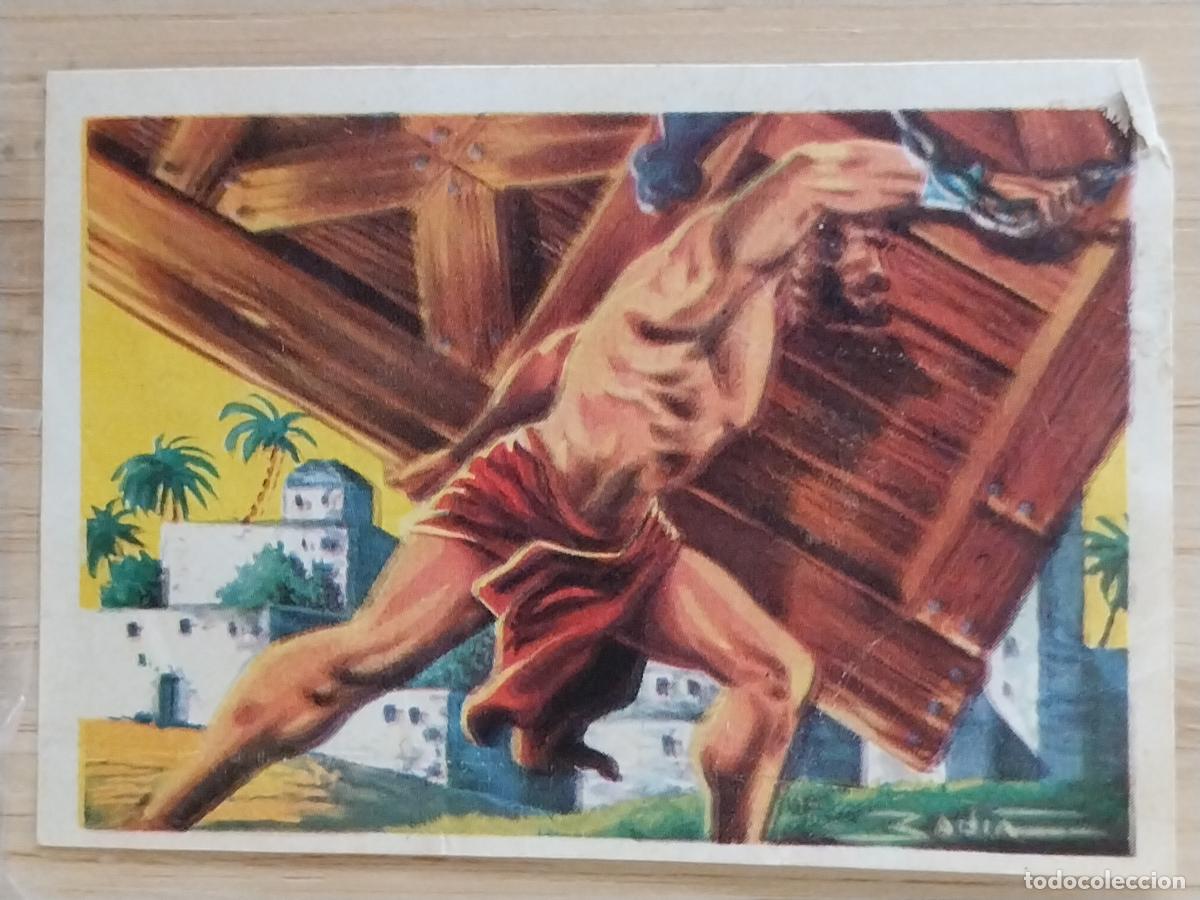 Coleccionismo Cromos antiguos: HUESO ATECA HEROES LEGENDARIOS CROMO 19 RECUPERADO NUNCA ORIGINAL ILUSTRACION BADIA