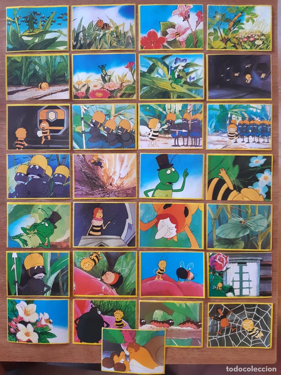 Coleccionismo Cromos antiguos: LOTE 35 CROMOS LA ABEJA MAYA DANONE A&Ntilde;O 1978. NUNCA PEGADOS, SIN PEGAR
