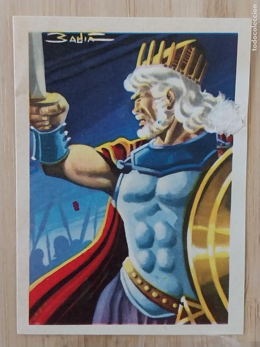 Coleccionismo Cromos antiguos: DAVID HUESO ATECA HEROES LEGENDARIOS CROMO 25 SIN PEGAR NUNCA ORIGINAL ILUSTRACION BADIA