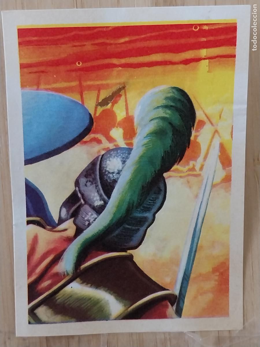 Coleccionismo Cromos antiguos: CHOCOLATE HUESO ATECA HEROES LEGENDARIOS CROMO 36 RECUPERADO ORIGINAL ILUSTRACION BADIA