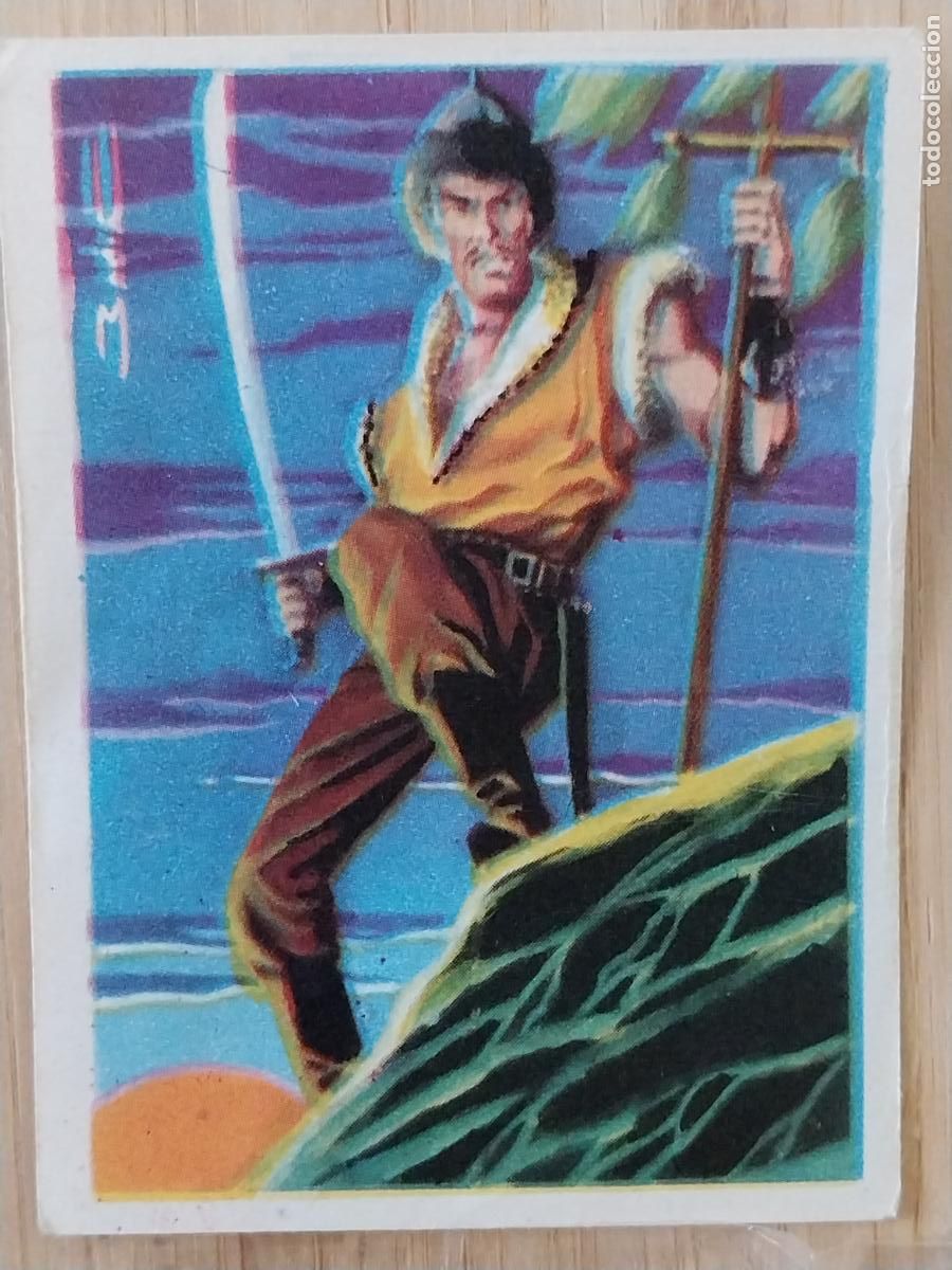 Coleccionismo Cromos antiguos: GENGIS KHAN CHOCOLATE HUESO ATECA HEROES LEGENDARIOS CROMO 39 RECUPERADO ILUSTRACION BADIA