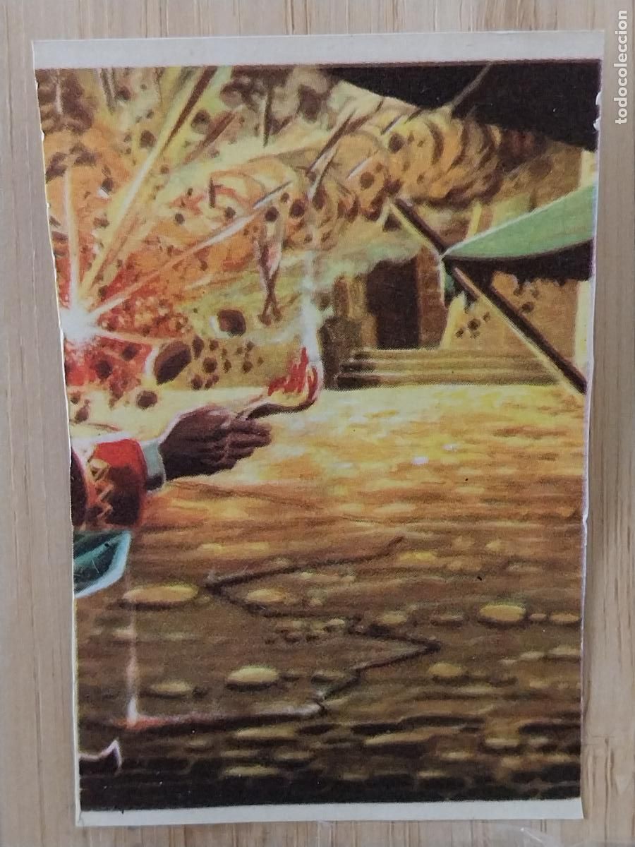 Coleccionismo Cromos antiguos: MARCO POLO CHOCOLATE HUESO ATECA HEROES LEGENDARIOS CROMO 49 RECUPERADO ILUSTRACION BADIA