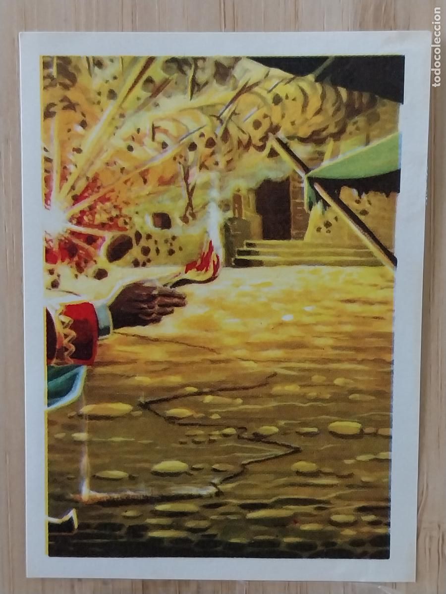 Coleccionismo Cromos antiguos: MARCO POLO CHOCOLATE **** HUESO ATECA HEROES LEGENDARIOS CROMO 49 SIN PEGAR NUNCA ILUSTRACION BADIA