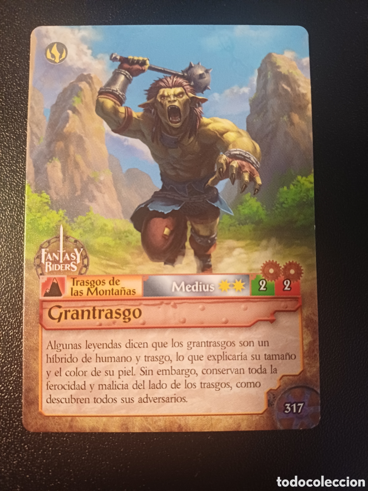Collezionismo Figurine antiche: #317 GRANTRASGO MEDIUS FANTASY RIDERS EL RESURGIR DE LOS DRAGONES 2021