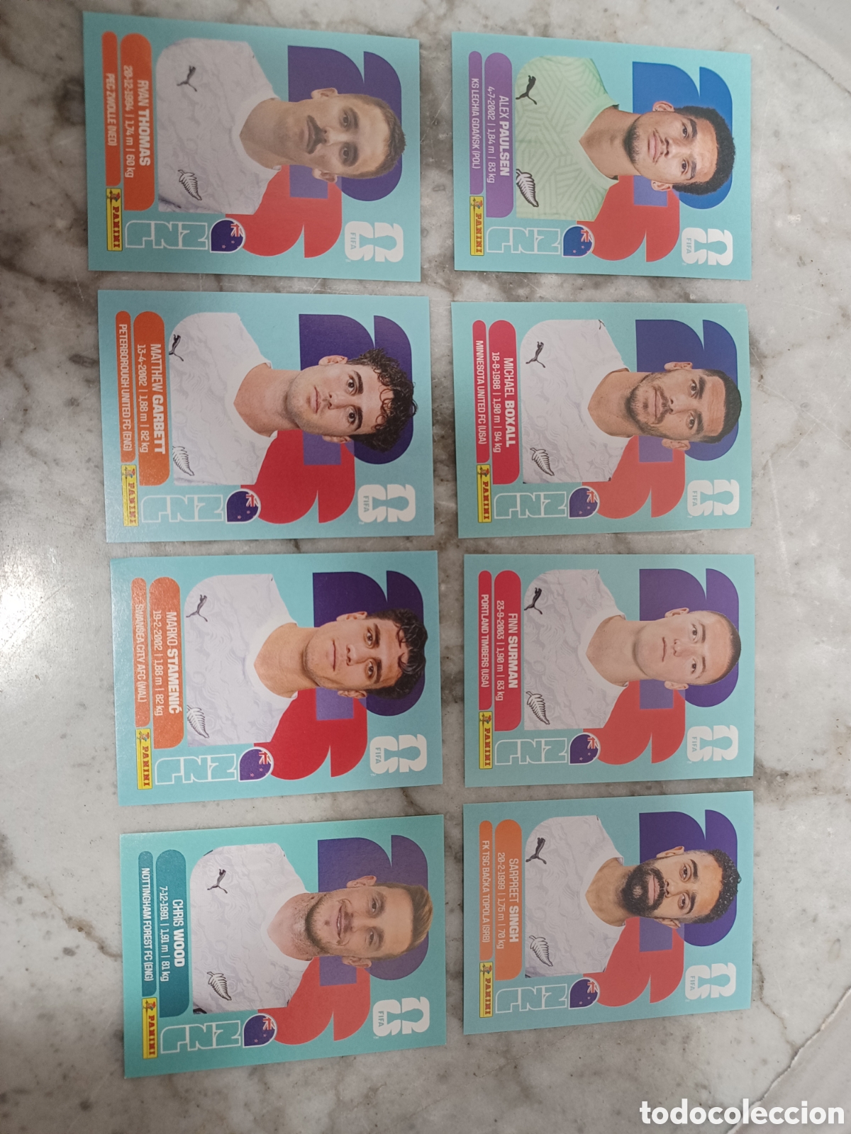 Coleccionismo Cromos antiguos: Cromo mundial 2026 Nueva Zelanda
