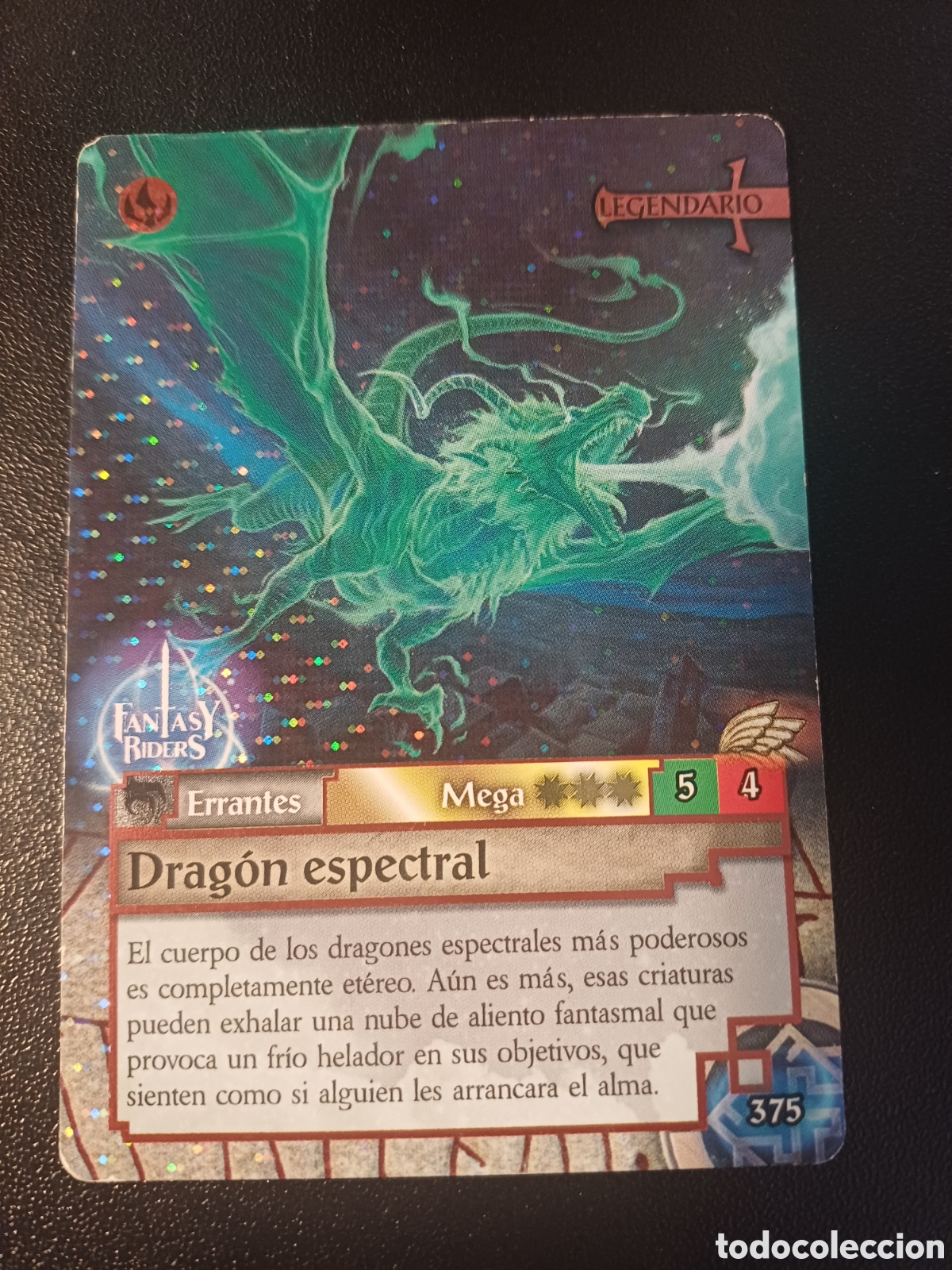 Coleccionismo Cromos antiguos: #375 DRAGON ESPECTRAL MEGA FANTASY RIDERS EL RESURGIR DE LOS DRAGONES 2021