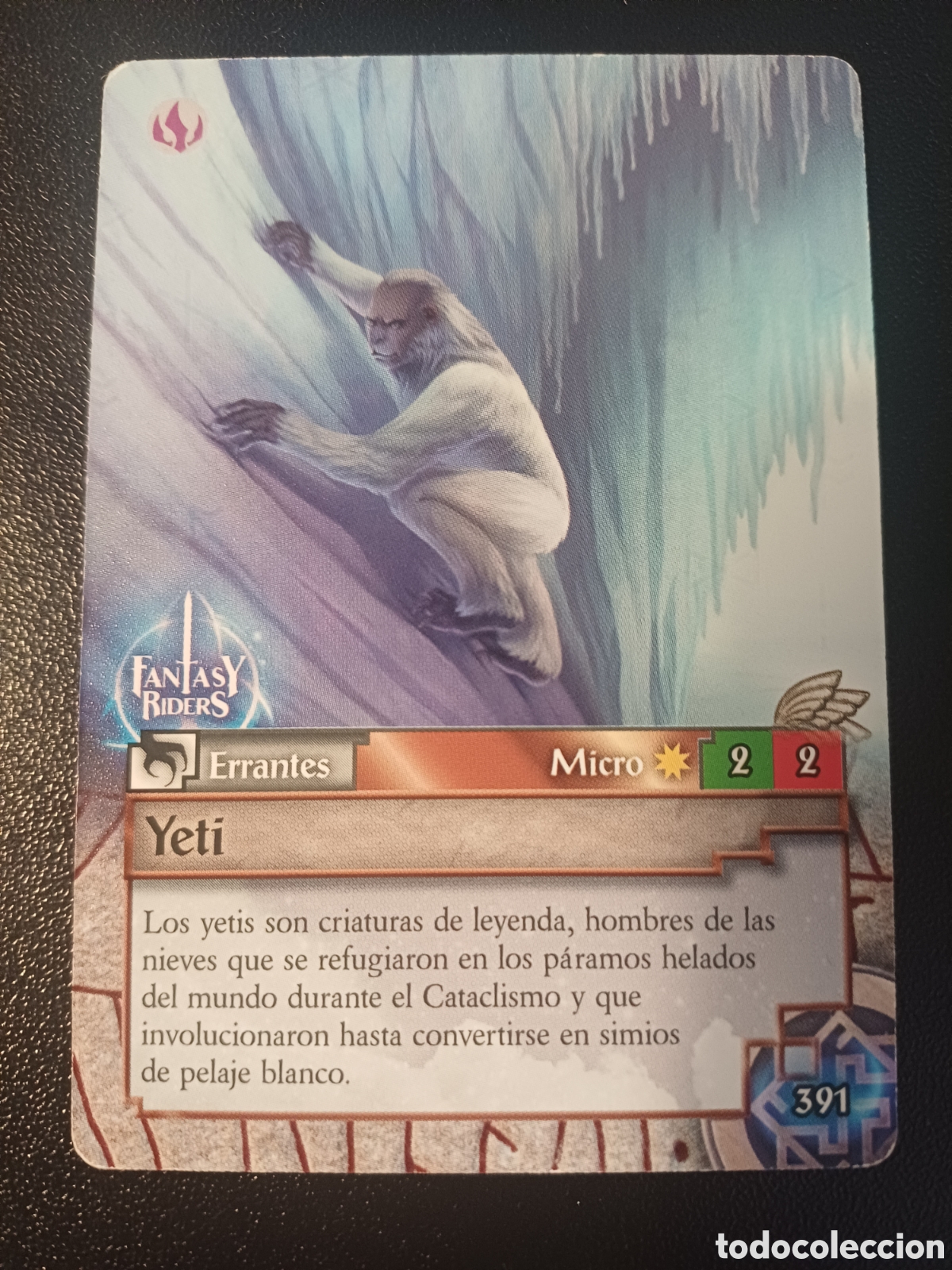 Coleccionismo Cromos antiguos: #391 YETI MICRO FANTASY RIDERS EL RESURGIR DE LOS DRAGONES 2021