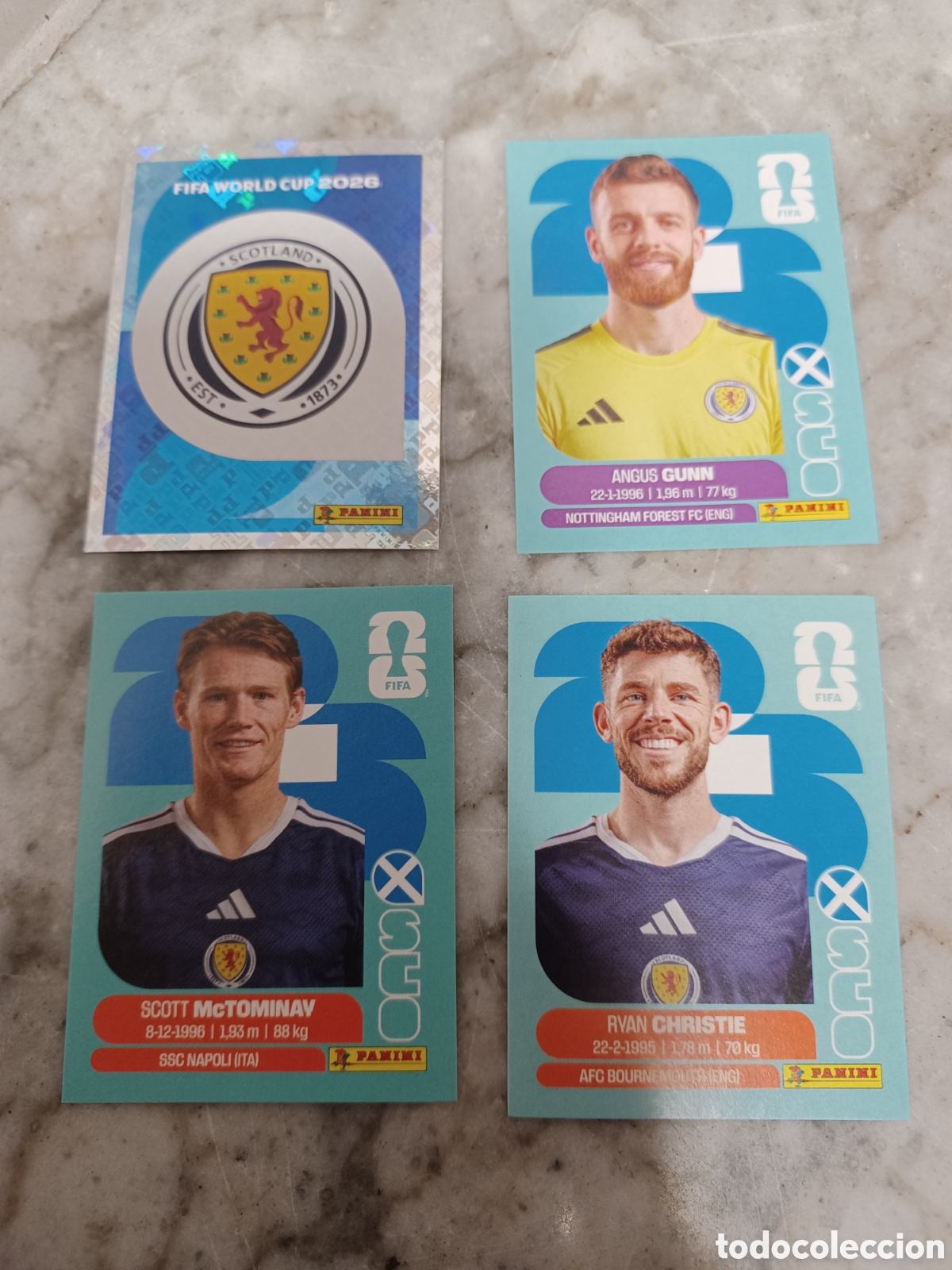 Coleccionismo Cromos antiguos: Cromo mundial 2026 escocia