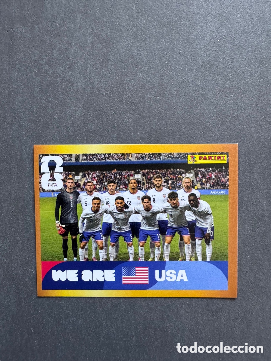Coleccionismo Cromos antiguos: Cromo McDonald's Borde Oro Paralelo Mundial 2026 USA USA13