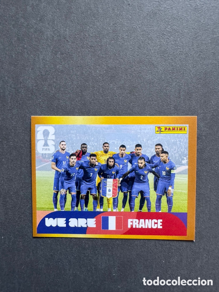 Coleccionismo Cromos antiguos: Cromo McDonald's Borde Oro Paralelo Mundial 2026 Francia FRA13