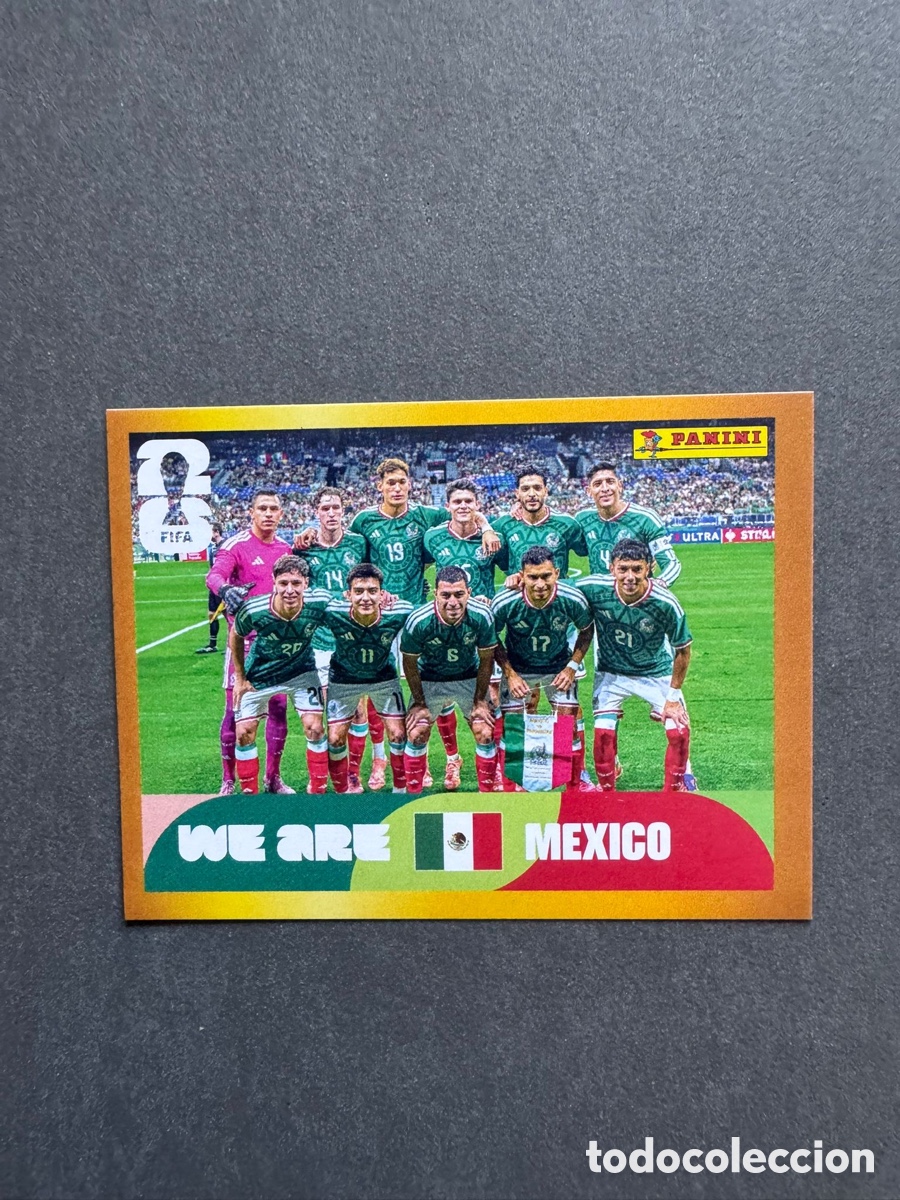 Coleccionismo Cromos antiguos: Cromo McDonald's Borde Oro Paralelo Mundial 2026 M&eacute;xico MEX13
