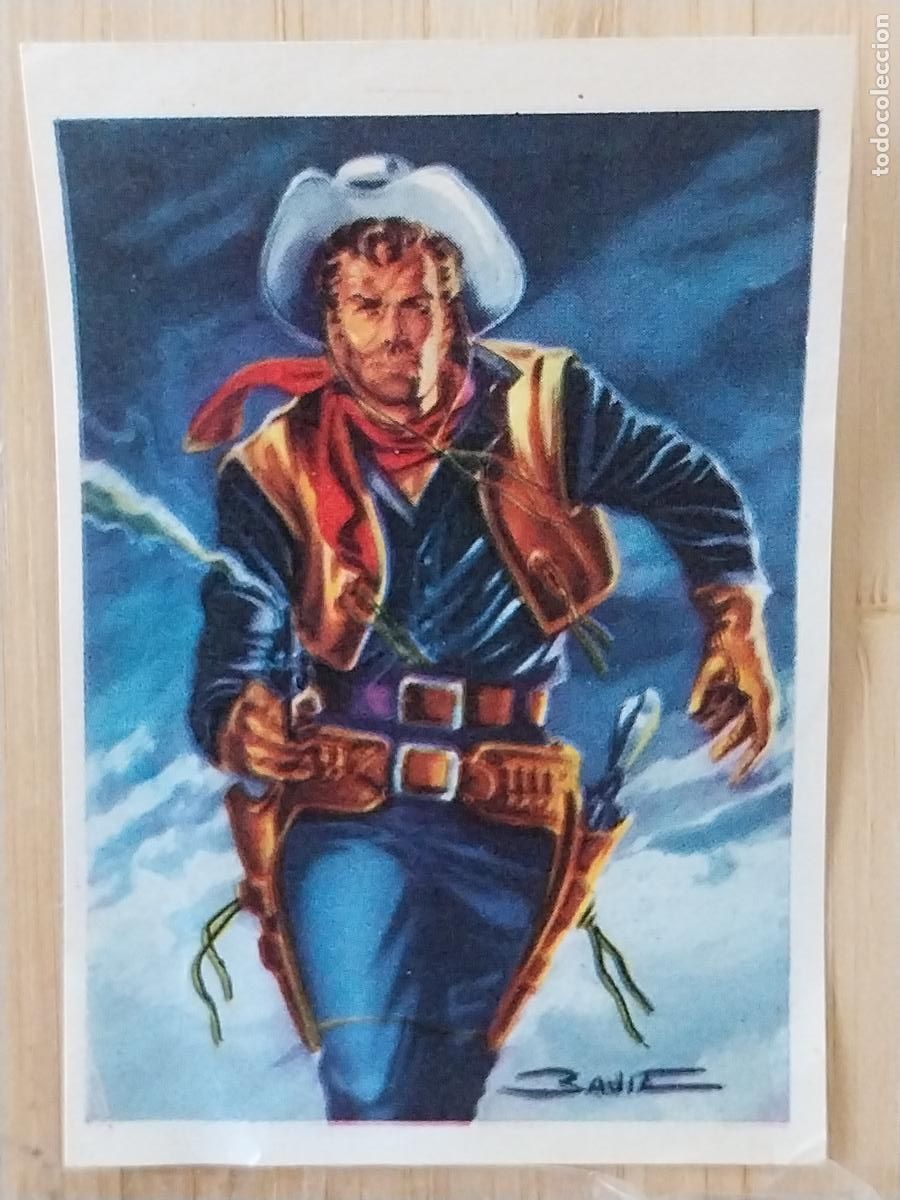 Coleccionismo Cromos antiguos: KID CARSON CHOCOLATE * HUESO ATECA HEROES LEGENDARIOS CROMO 108 RECUPERADO ILUSTRACION BADIA