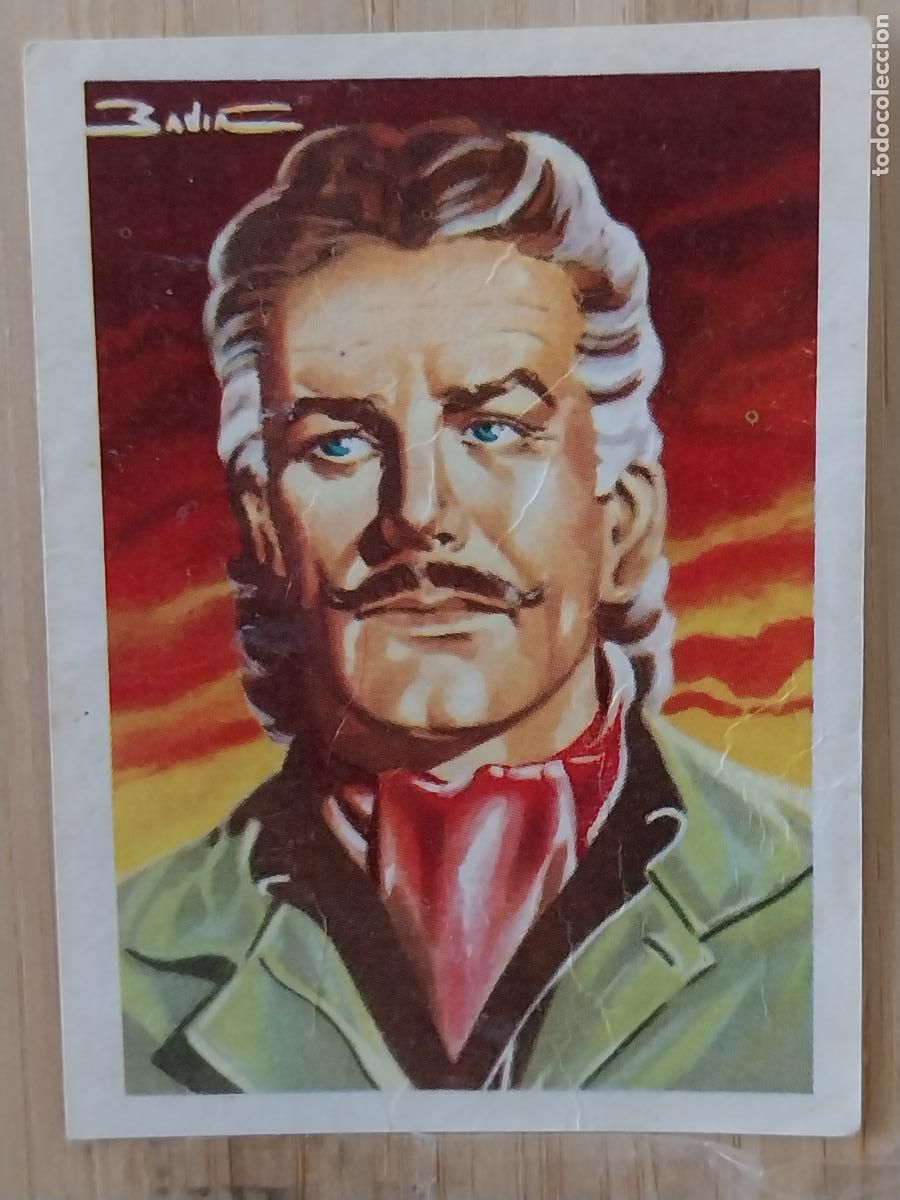 Coleccionismo Cromos antiguos: GENERAL CUSTER CHOCOLATE HUESO ATECA HEROES LEGENDARIOS CROMO 114 RECUPERADO ILUSTRACION BADIA